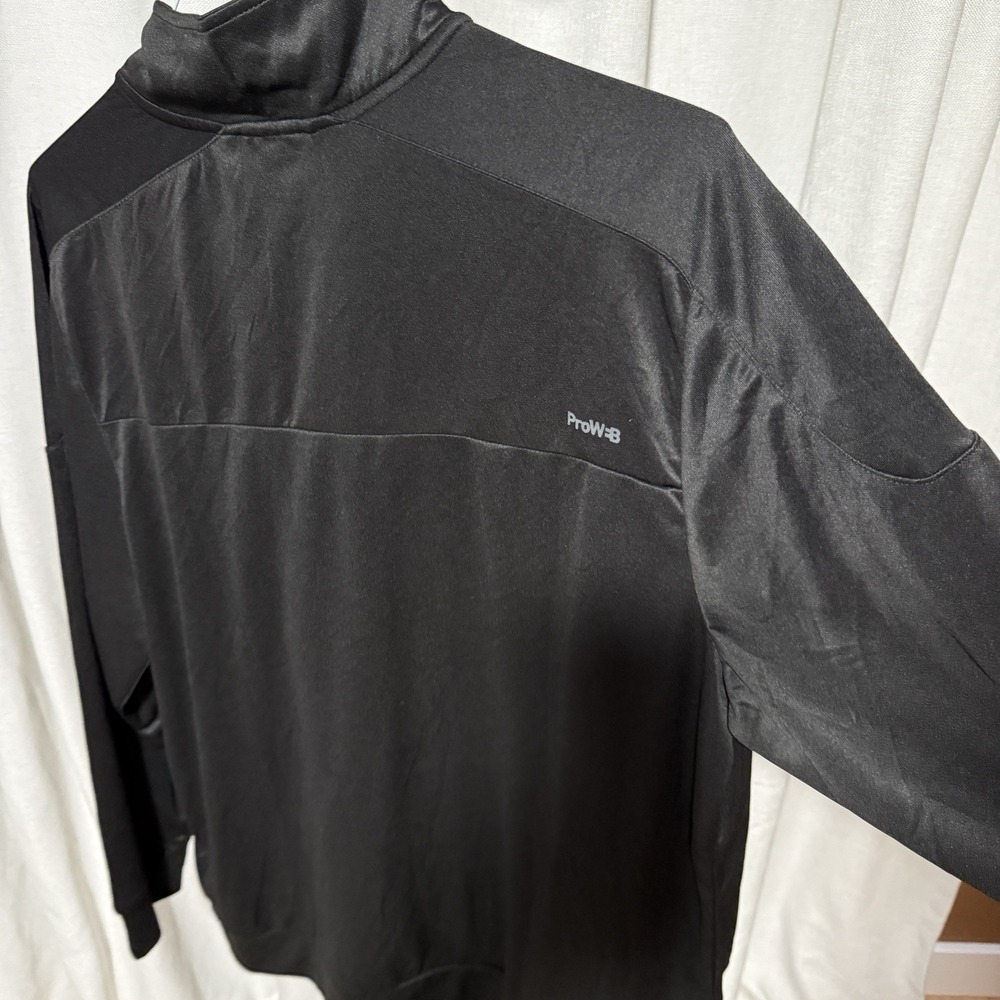 NWT Men's Spyder Active Zip Up Lightweight Jacket Black Size XXL - Picture 4 of 6